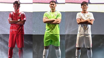 FOTO: Penampakan Jersey Baru Timnas Indonesia