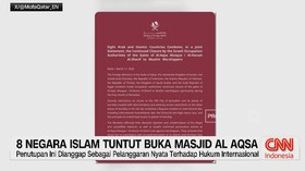 VIDEO: 8 Negara Islam Tuntut Buka Masjid Al-Aqsa