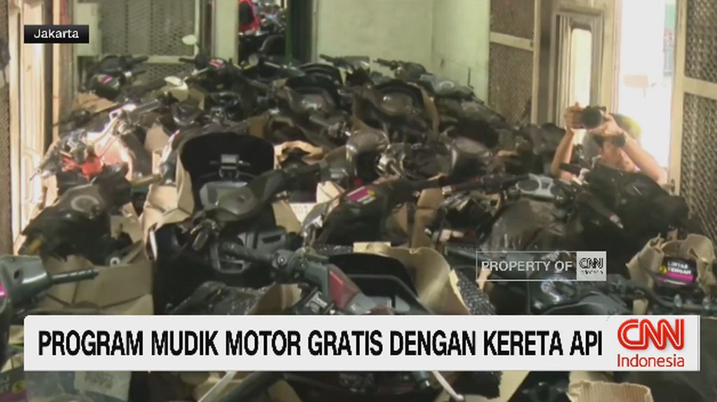 VIDEO: Program Mudik Motor Gratis Dengan Kereta Api