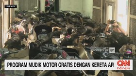 VIDEO: Program Mudik Motor Gratis Dengan Kereta Api