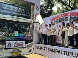 PSI Berangkatkan 10.800 Pemudik Pakai 200 Bus ke Berbagai Kota di Jawa