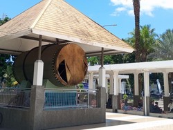 Kondisi Memprihatinkan Bedug Ikon Masjid Agung Tasikmalaya