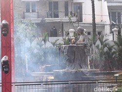 Patung Fatmawati Hamil Guntur Soekarnputra Jadi Ikon Taman Bendera Pusaka