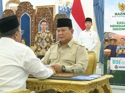 Presiden, Wapres, dan Para Menteri Tunaikan Zakat, Terkumpul Rp 3,8 M