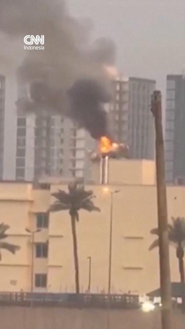 Detik-detik Kedubes AS di Baghdad Irak Dihantam Drone