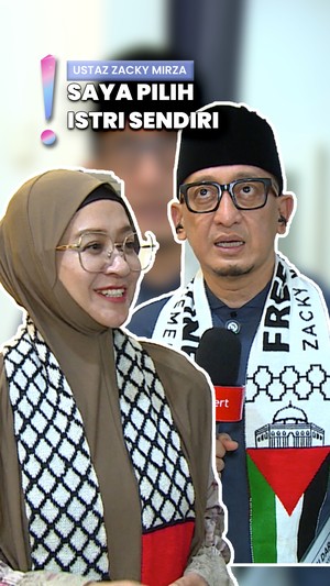 Video: Ustaz Zacky Mirza Percayakan Istri ke Yordania Bantu Warga Gaza