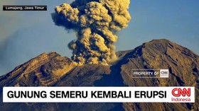 VIDEO: Gunung Semeru Kembali Erupsi