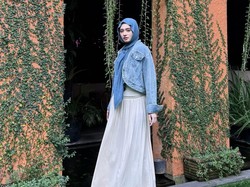 7 Gaya Hijab Dimsum ala Inara Rusli yang Praktis & Stylish Cocok Untuk Outfit Mudik