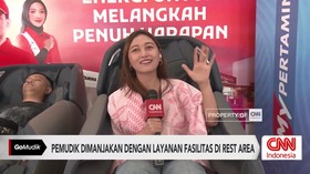 VIDEO: Pemudik Dimanjakan dengan Layanan Fasilitas di Rest Area KM 57
