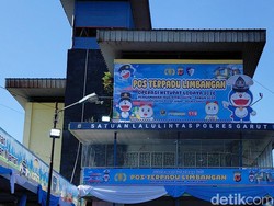 Rest Area Doraemon di Garut Jadi Tempat Singgah Unik untuk Pemudik