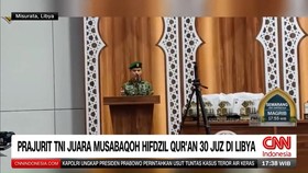 VIDEO: Prajurit TNI Juara Musabaqah Hifdzil Quran 30 Juz di Libya