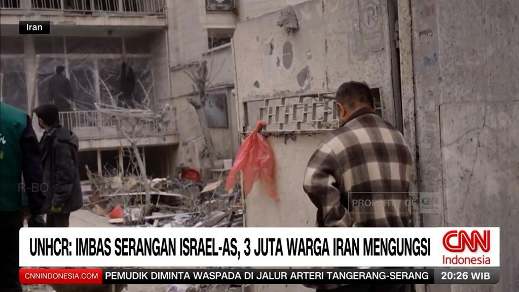 VIDEO: UNHCR: Tiga Juta Warga Iran Mengungsi Akibat Serangan Israel-AS