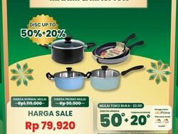 Serbu! Peralatan Masak Cuma Rp 79 Ribuan di Transmart Full Day Sale