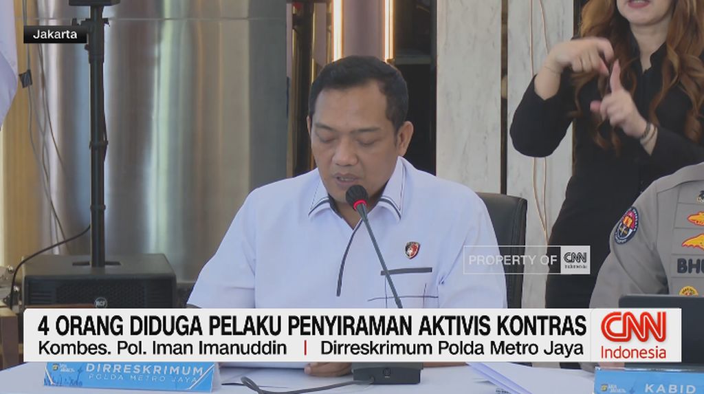 VIDEO: 4 Orang Diduga Pelaku Penyiraman Aktivis Kontras