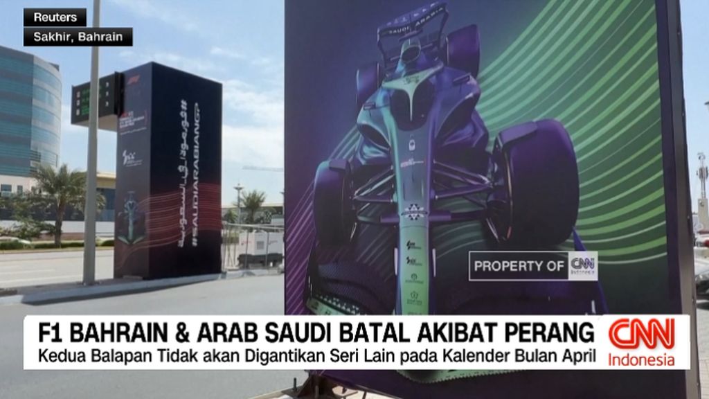VIDEO: F1 Bahrain dan Arab Saudi Batal Akibat Perang