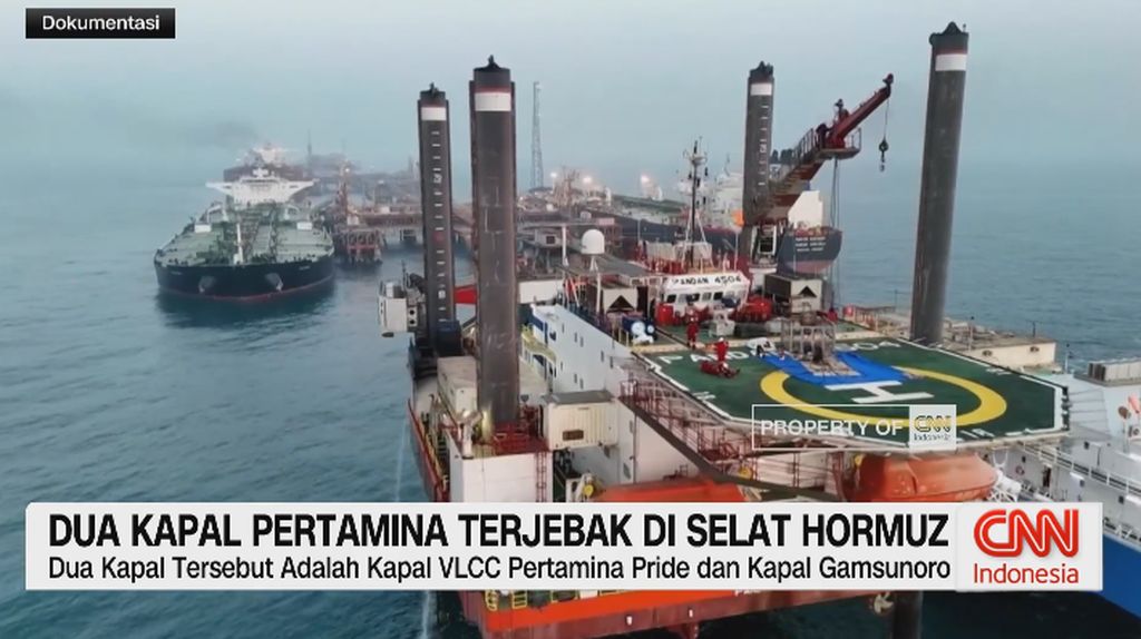 VIDEO: Dua Kapal Pertamina Terjebak di Selat Hormuz