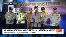 VIDEO: Ke Kalikangkung, Kapolri Tinjau Kesiapan Mudik