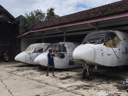 Wow! Ternyata Segini Harga Bangkai Pesawat di Gudang Sukoharjo
