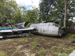 Gudang Bukan Sembarang Gudang di Sukoharjo, Isinya Bangkai Pesawat!