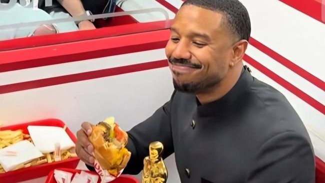 Aktor Terbaik Oscar 2026, 7 Potret Michael B Jordan Rayakan Kemenangan dengan Makan Burger
