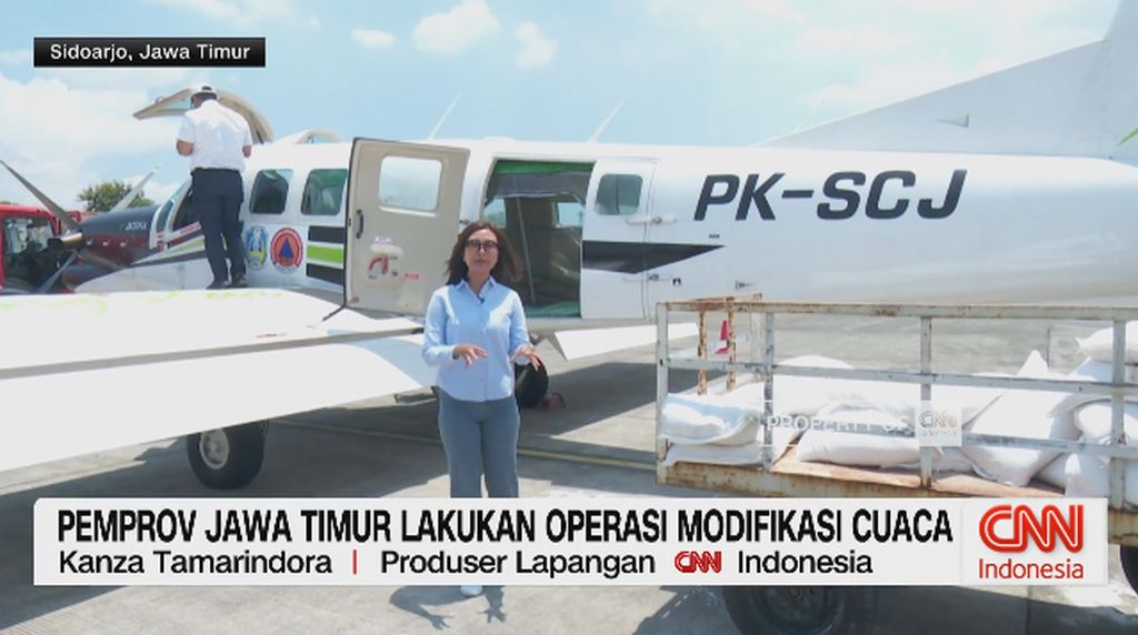 VIDEO: Pemprov Jawa Timur Lakukan Operasi Modifikasi Cuaca