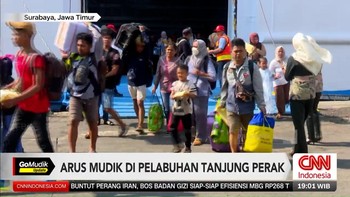 VIDEO: Arus Mudik Membludak di Pelabuhan Tanjung Perak Surabaya