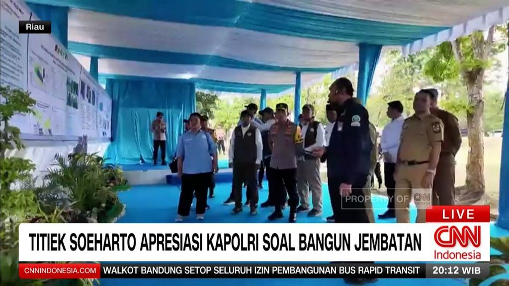 VIDEO: Titiek Soeharto Apresiasi Kapolri dalam Pembangunan Jembatan
