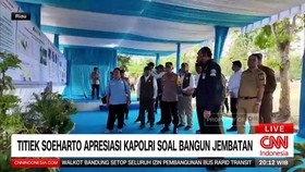 VIDEO: Titiek Soeharto Apresiasi Kapolri dalam Pembangunan Jembatan