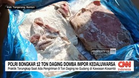 VIDEO: Polri Bongkar 12 Ton Daging Domba Impor Kedaluwarsa