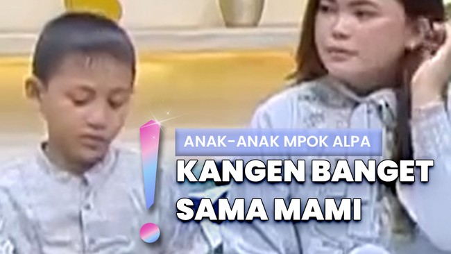 Video: Anak-anak Nangis Bacakan Surat Ulang Tahun untuk Mpok Alpa