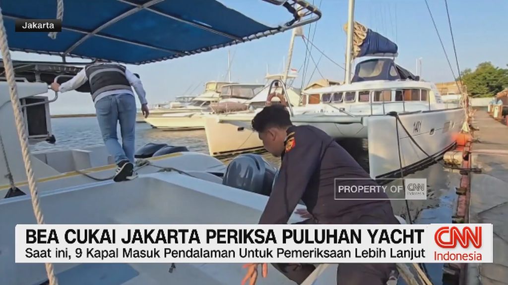 VIDEO: Bea Cukai Jakarta Periksa Puluhan Yacht