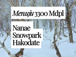 Mencapai Kafe Estetik 3300 Mdpl di Nanae Snowpark Hakodate