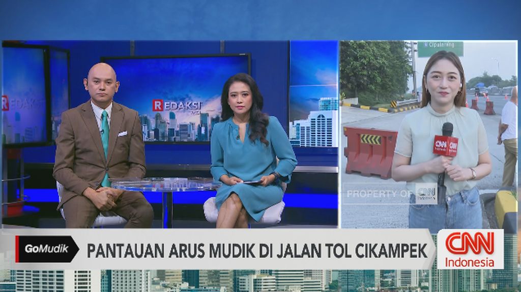 VIDEO: Pantauan Arus Mudik di Jalan Tol Cikampek