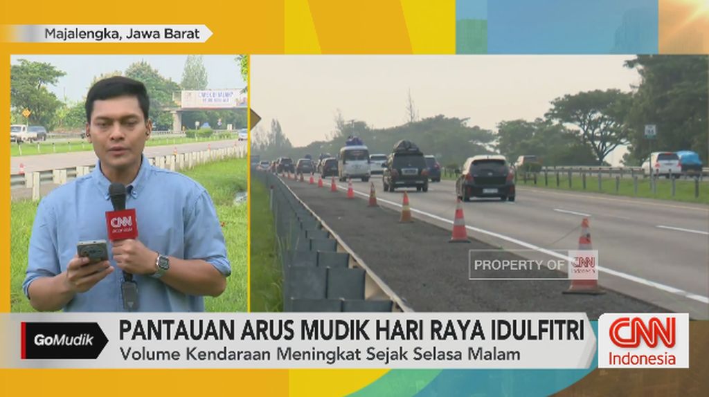 VIDEO: Pantauan Arus Mudik di Tol Cipali
