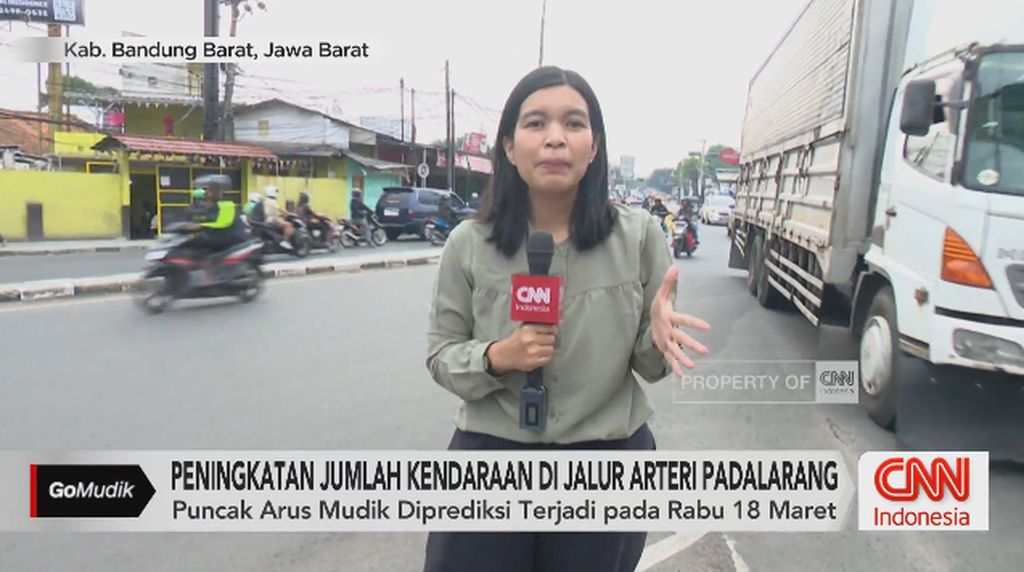 VIDEO: Peningkatan Jumlah Kendaraan di Jalur Arteri Padalarang