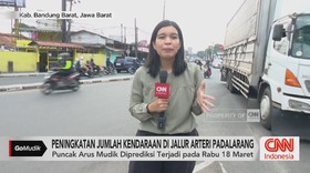VIDEO: Peningkatan Jumlah Kendaraan di Jalur Arteri Padalarang
