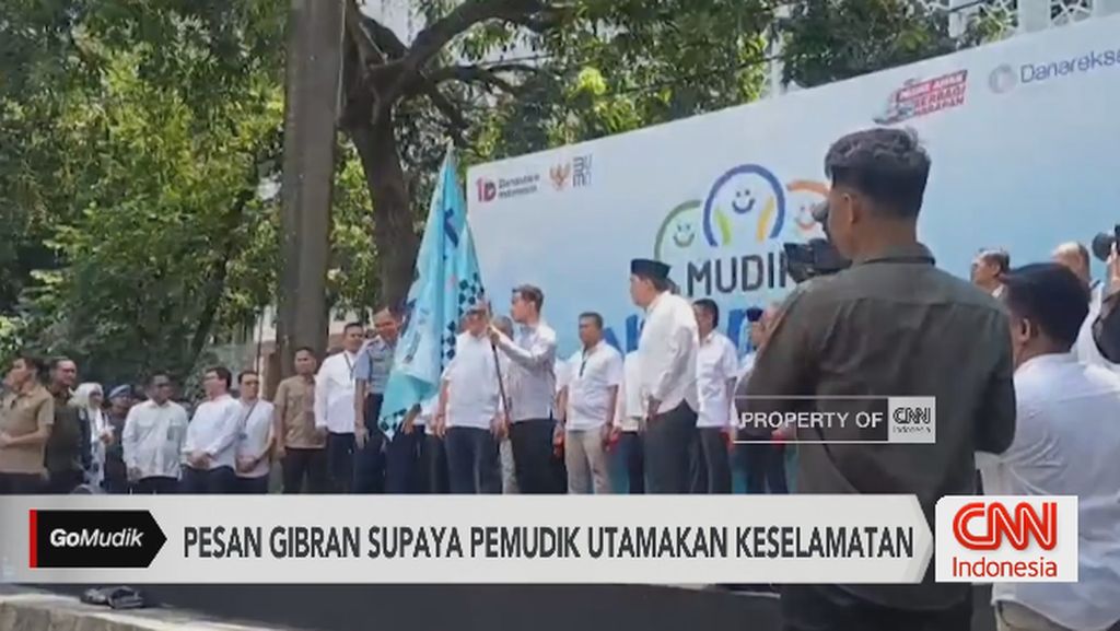 VIDEO: Pesan Gibran Supaya Pemudik Utamakan Keselamatan