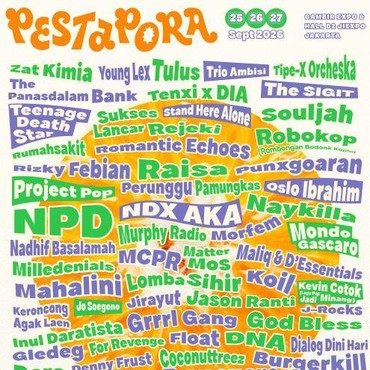 Pestapora 2026 Umumkan Line-Up Fase 1, Ada Jirayut hingga God Bless