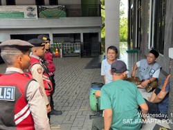 Polisi Patroli ke Sejumlah Masjid di Bogor Jelang Lebaran