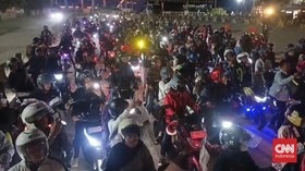 H-3 Lebaran, Ribuan Pemudik Motor Tiba di Pelabuhan Bakauheni