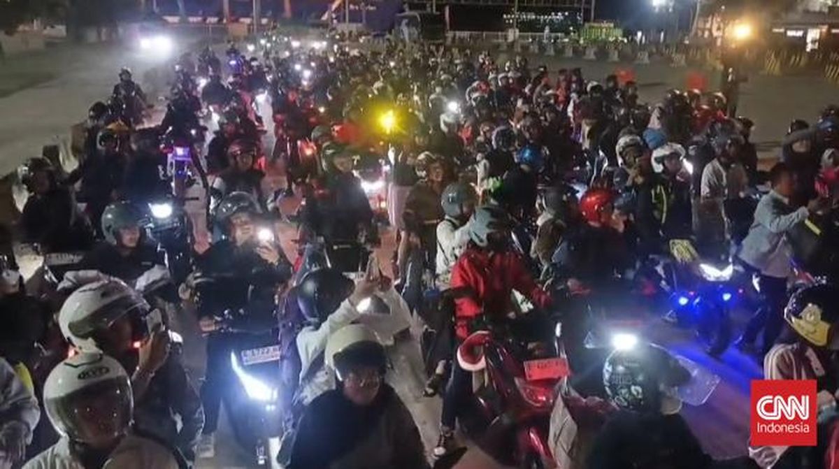 H-3 Lebaran, Ribuan Pemudik Motor Tiba di Pelabuhan Bakauheni