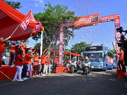 Serunya Mudik Gratis Member Alfamidi Berangkatkan 1.250 Pemudik