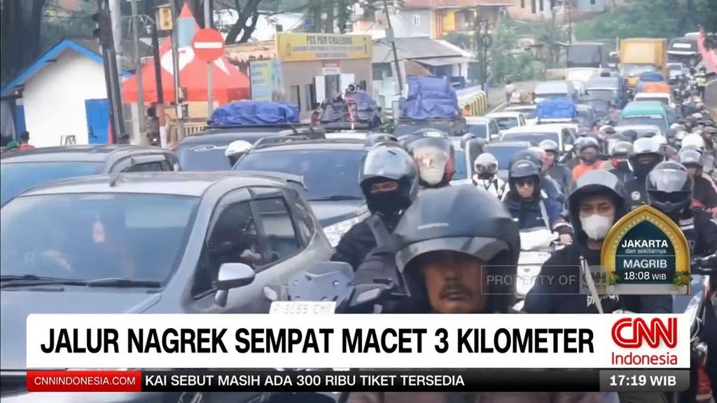 VIDEO: Jalur Nagreg Sempat Macet 3 Kilometer