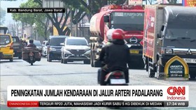 VIDEO: Peningkatan Kendaraan di Jalur Arteri Padalarang