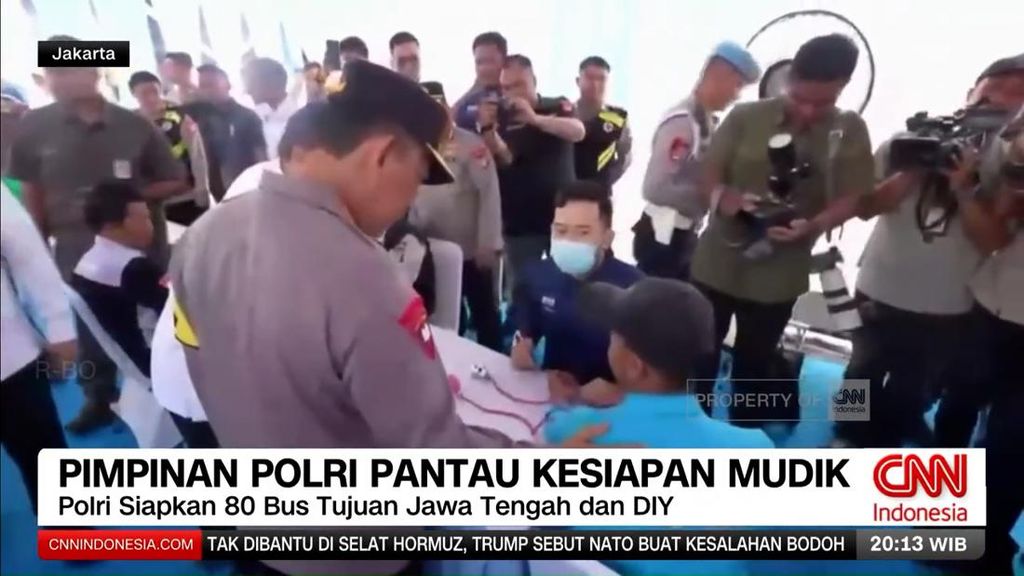 VIDEO: Pimpinan Polri Pantau Langsung Kesiapan Arus Mudik