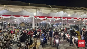 Puncak Arus Mudik, Antrean Sepeda Motor Mengular di Pelabuhan Ciwandan