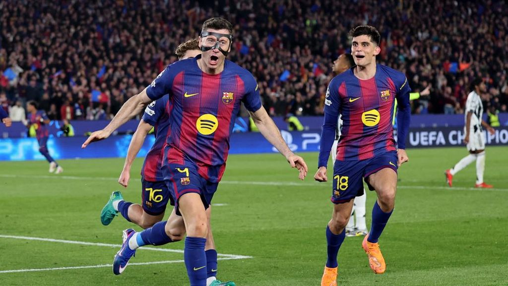 Gol ke Atletico Bawa Lewandowski Samai Rekor Legenda Barcelona