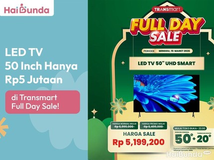 LED TV 50 Inch Hanya Rp5 Jutaan di Transmart Full Day Sale!
