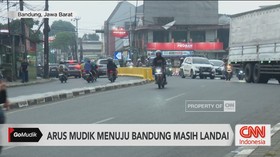 VIDEO: H-3 Lebaran, Kendaraan Masuk Bandung Mulai Meningkat