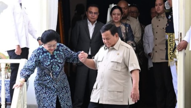 Prabowo bertemu Megawati di Istana
